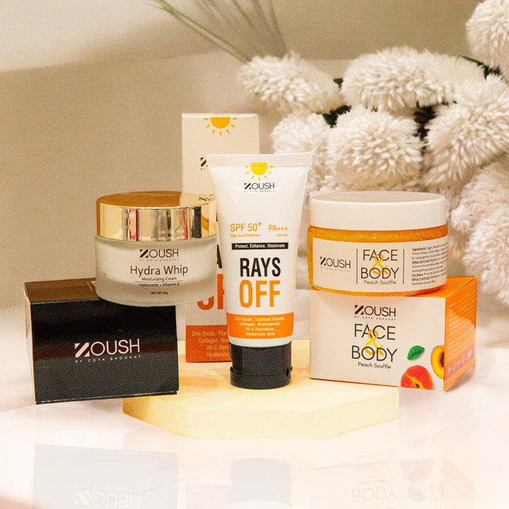 Mega Saver #2 (Peach Souffle + Rays Off Sunscreen + Hydra Whip Moisturizer)